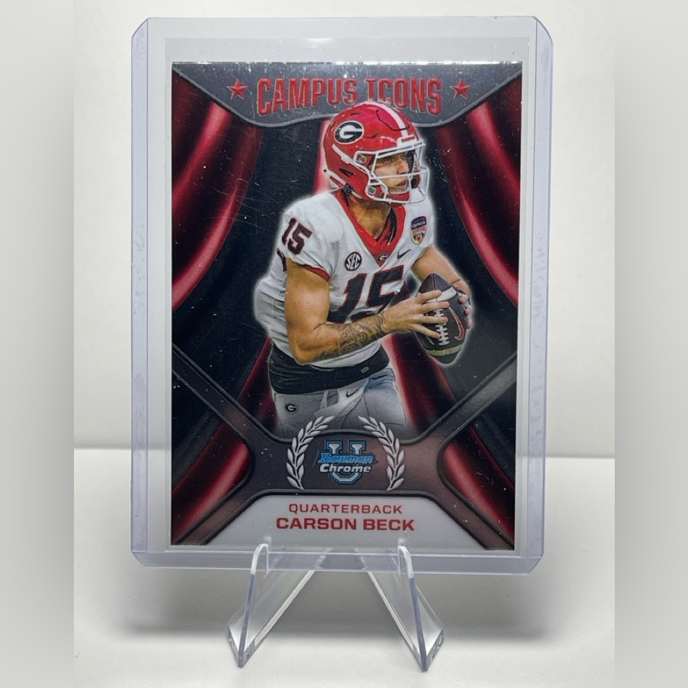 2024 Bowman Chrome U Carson Beck CAMPUS ICONS #CI-1 Georgia